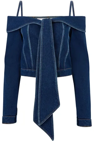 Nina Ricci Off-shoulder denim jacket