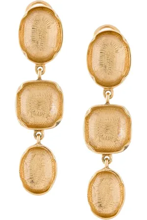 Goossens Three Cabochons clip earrings