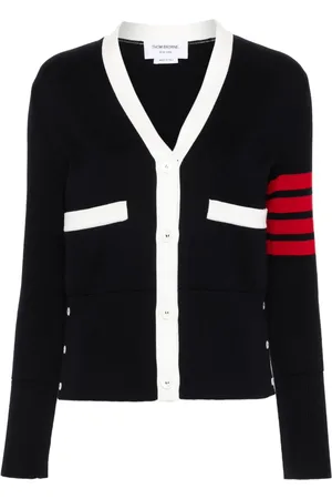 Thom Browne V-neck cotton cardigan