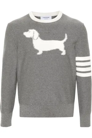 Thom Browne Hector intarsia-knit jumper