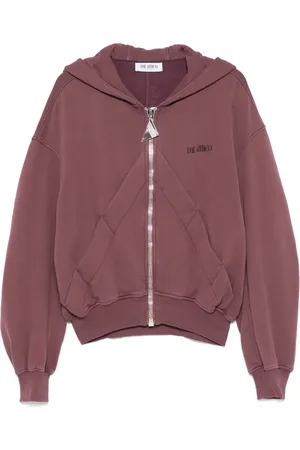 The Attico Logo-appliqu?? hoodie