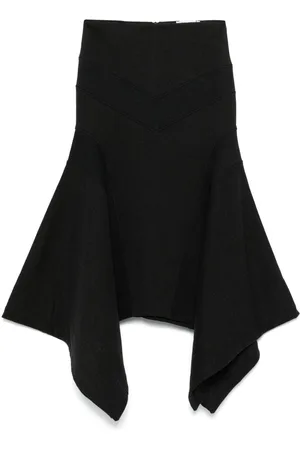 The Attico Panelled midi skirt