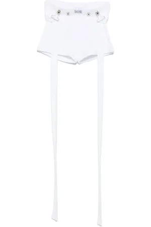 Jean Paul Gaultier Logo-patch shorts