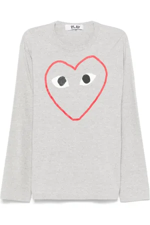 Comme des Garçons Outline heart-print T-shirt
