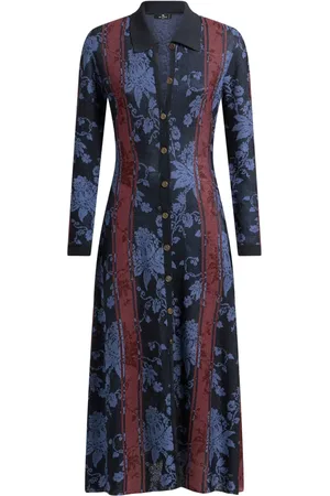 Etro Floral jacquard maxi cardigan