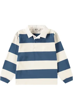 Molo Striped organic cotton polo shirt