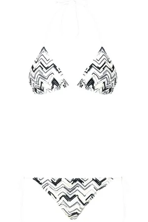 Missoni Zigzag-knit bikini set