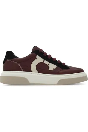 Salvatore Ferragamo Gancini-appliqué sneakers