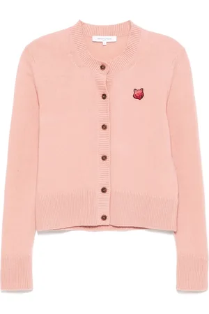 Maison Kitsuné Bold fox head patch cardigan