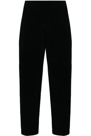 Emporio Armani Ribbed velour trousers