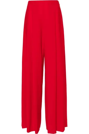 Carolina Herrera Pleated wide-leg trousers
