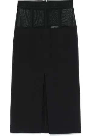 Elisabetta Franchi Crepe midi skirt