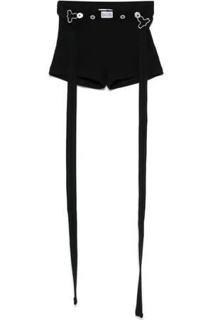 Jean Paul Gaultier Logo-patch shorts