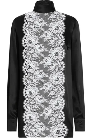 Dolce & Gabbana Lace-appliqué blouse