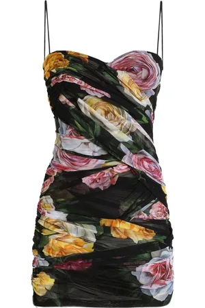 Dolce & Gabbana Floral-print mini dress