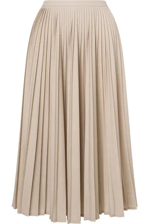 Serafini Pleated midi skirt