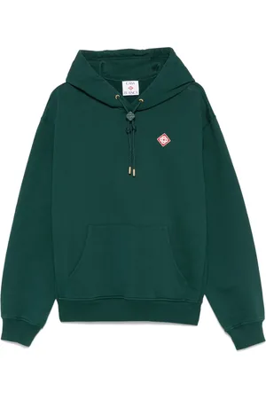 Casablanca Diamond-logo patch hoodie