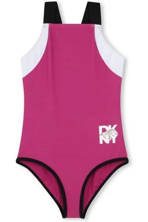 DKNY Logo-print swimsuit