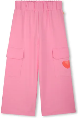 Billieblush Heart-appliqué trousers