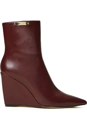 Twin-Set 100mm logo-plaque ankle boots
