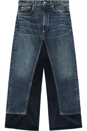 Stella McCartney Contrasting straight-leg jeans