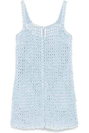 Stella McCartney Bouclé denim mini dress