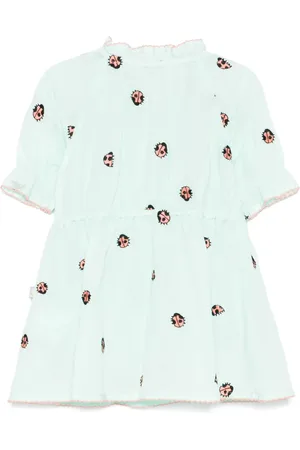 Stella McCartney Lady bug-embroidered dress