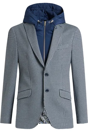 Etro Micro check-pattern blazer