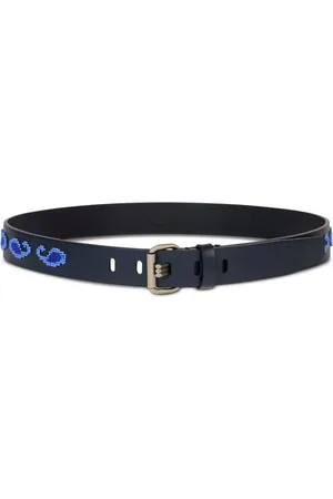 Etro Paisley-beaded belt