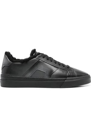 santoni Leather sneakers
