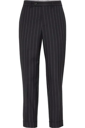 Brunello Cucinelli Pinstriped tailored trousers