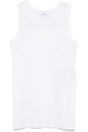 Alexander McQueen Skull-embroidered tank top
