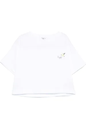 Il gufo Logo-embroidered T-shirt