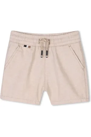 HUGO BOSS Logo-embroidered shorts