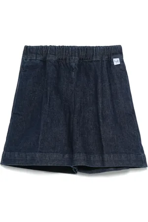 Il gufo Pleat-detail shorts