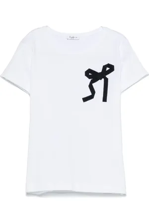 Il gufo Bow-detail T-shirt