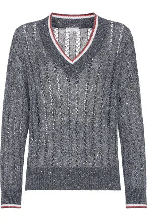 Brunello Cucinelli Sequin-embellished jumper