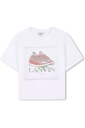 Lanvin Shoes-print T-shirt