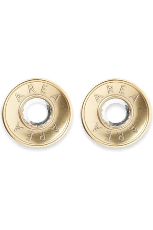 AREA Crystal Button stud earrings