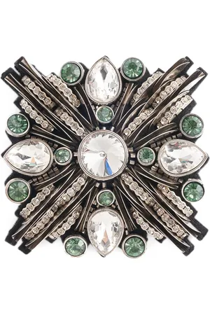 AREA Crystal-embellished brooch
