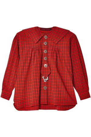 Chopova Lowena Tartan-checked shirt