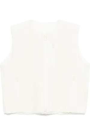 Issey Miyake Fleeced pleats gilet