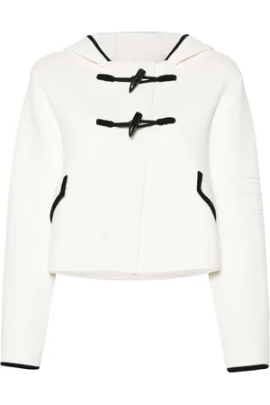 Thom Browne Hooded knitted cardigan