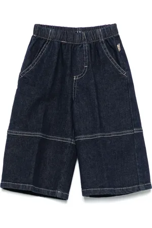 Il gufo Logo-tag jeans