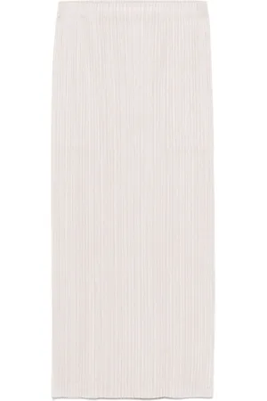 PLEATS PLEASE ISSEY MIYAKE Plissé midi skirt