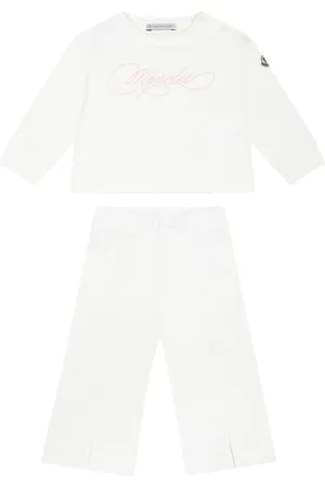 Moncler Logo-embroidered track suit