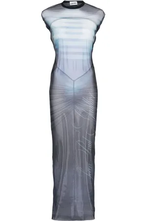 Jean Paul Gaultier Sheer maxi dress
