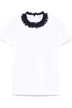 Il gufo Frayed-detailing T-shirt
