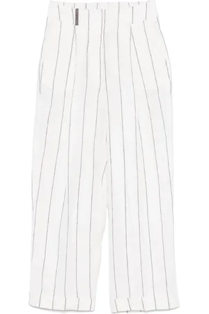 PESERICO SIGN Striped trousers