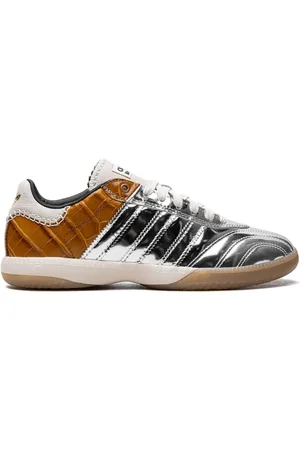 adidas X Wales Bonner Samba Millenium "Silver Metallic/Easy Yellow" sneakers